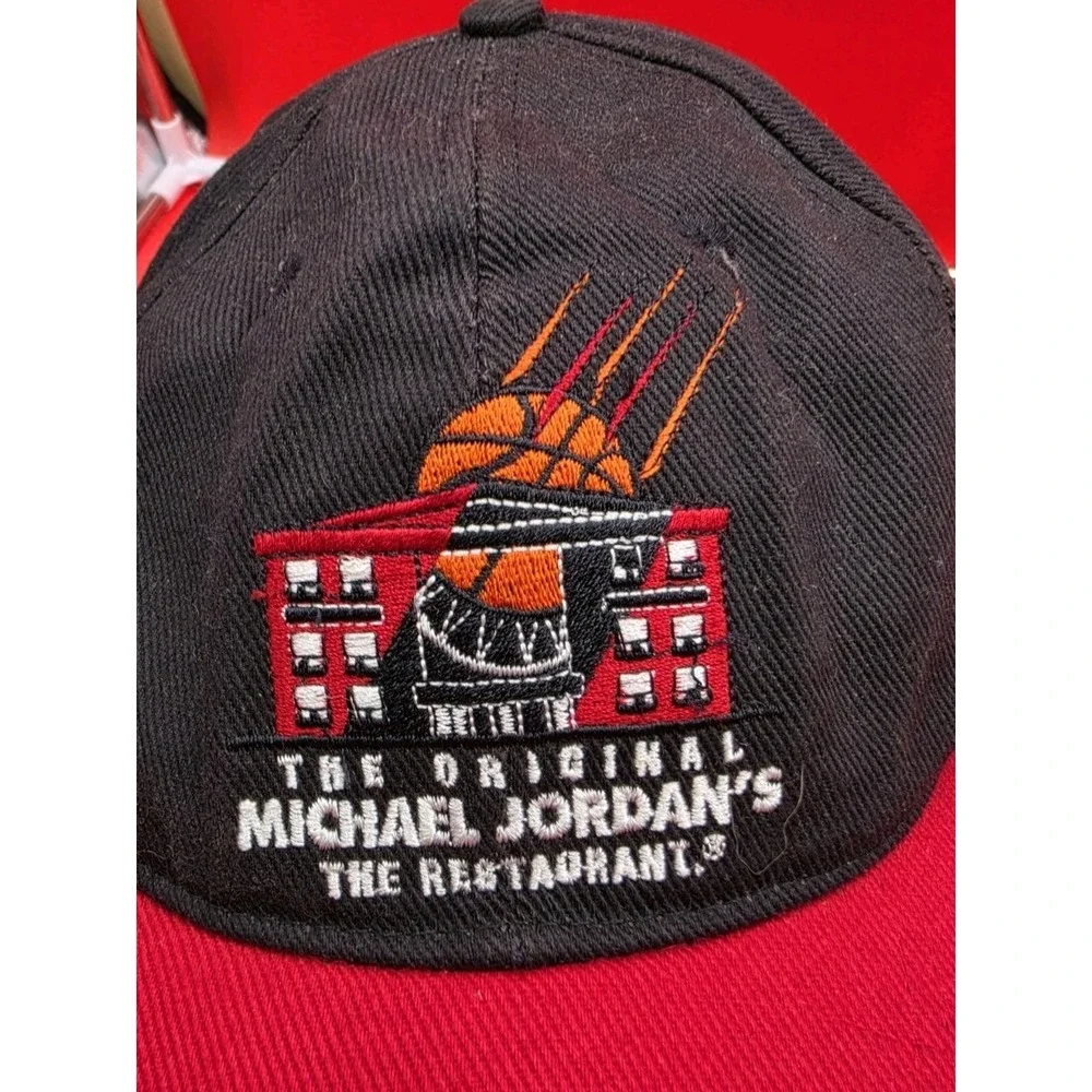 VINTAGE Nike Michael Jordan's The Restaurant Hat 90s Snapback Jumpman
